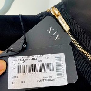 AX Armani Exchange Elegance black fit dress